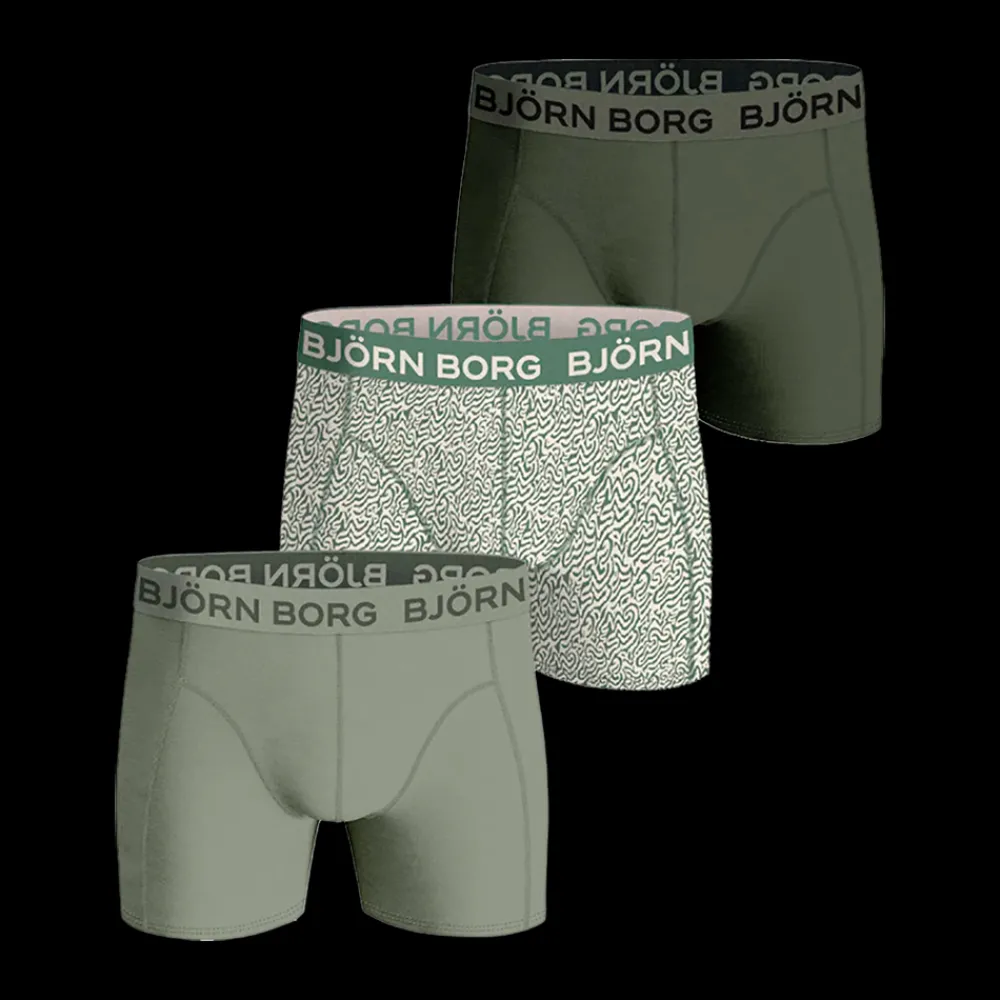 Hot Cotton Stretch Boxer 3pack - Herren Unterhosen Herren Unterwäsche | Vatertag