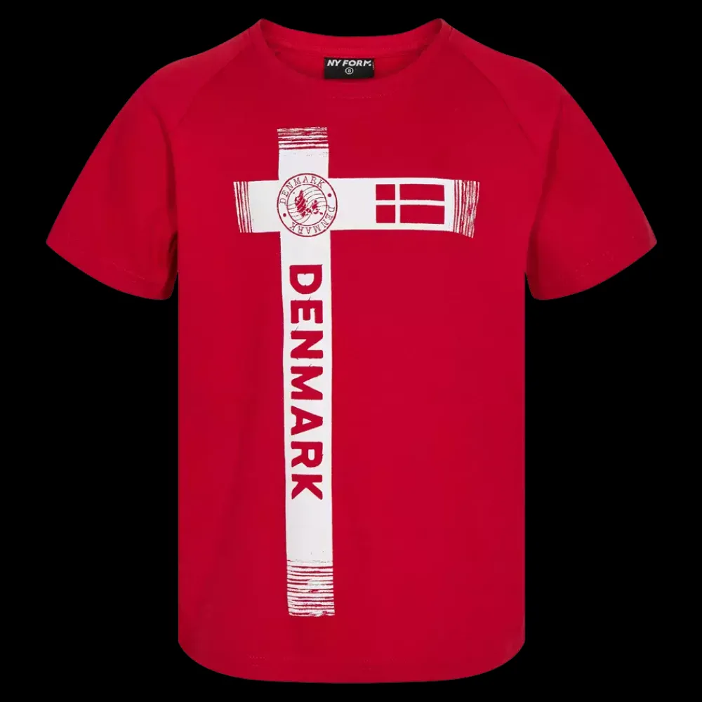 Sale DK T-shirt, Jr - Kinder Dänemark T-Shirt Kinder T-shirts | Trainings T-shirts