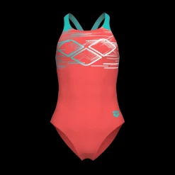 Hot Jr Pastime V Back Suit - Mädchen Badeanzug Kinder Badebekleidung | Badeanzüge