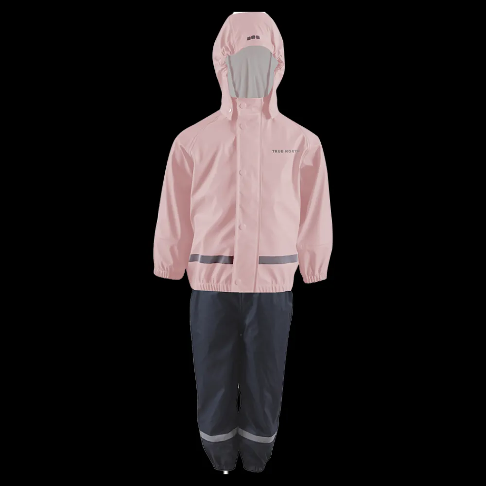 Best Jr PU Rainset Fleece - Gefütterte Kinder Regenbekleidung Kinder Jacken | Regenbekleidung