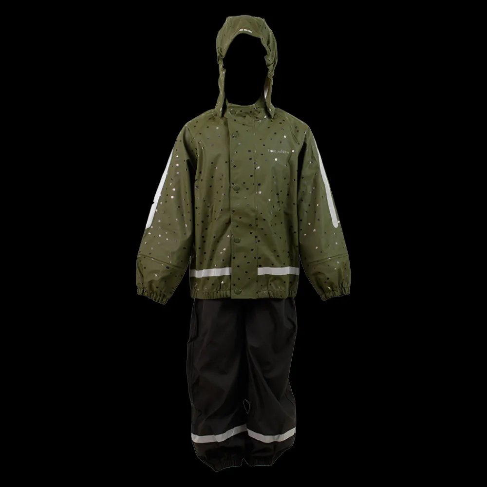 Hot Jr PU Regnsæt AOP - Kinder Regenanzug Kinder Jacken | Regenbekleidung