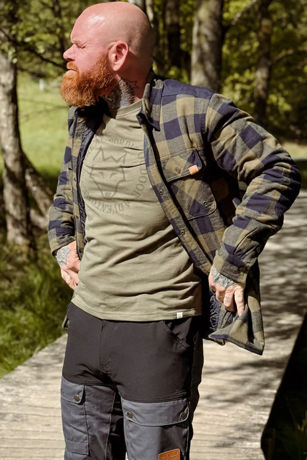 New Jan 25, Sr - Gefüttertes Herren Hemd Herren Hemden | Outdoorjacken