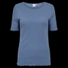 New Pointelle S/S Tee 25, W. - Damen T-Shirt Festival