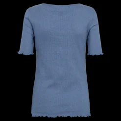 New Pointelle S/S Tee 25, W. - Damen T-Shirt Festival