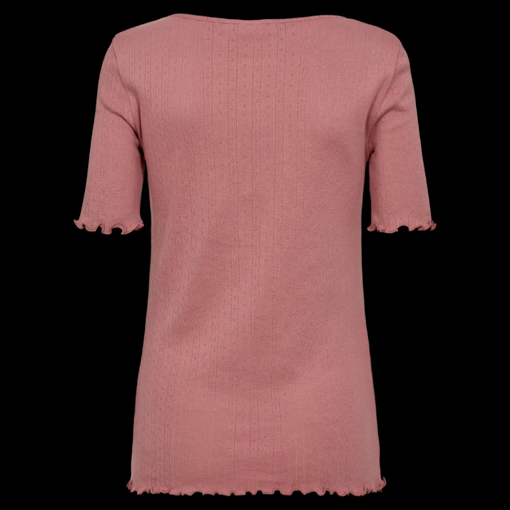Fashion Pointelle S/S Tee 25, W. - Damen T-Shirt Festival