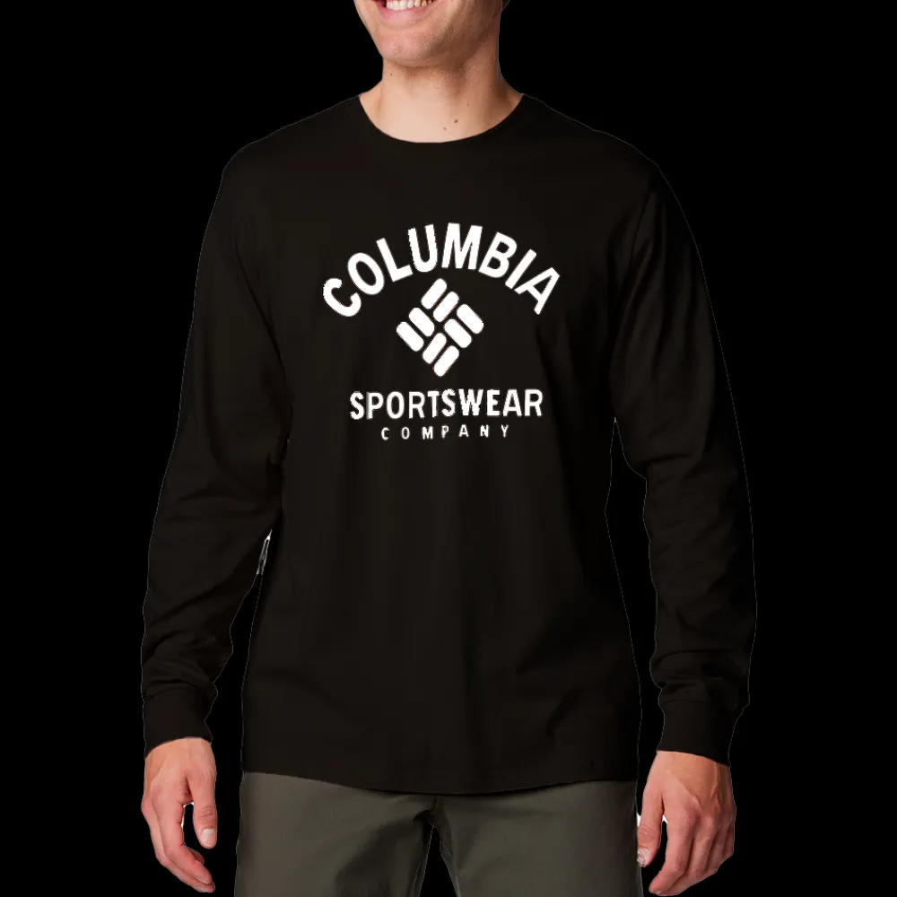 Sale Rockaway River Graphic LS T-Shirt - Langärmeliges Herren T-Shirt Herren T-shirts | Langarmshirts Und Sweatshirts