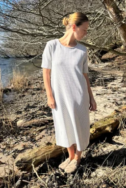 New Stripe Dress S/S 25, W. - Damen Kleid Damen Kleider Und Röcke