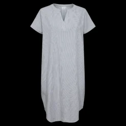 Online Stripe Dress V-Neck 25, W. - Damen Kleid Damen Kleider Und Röcke