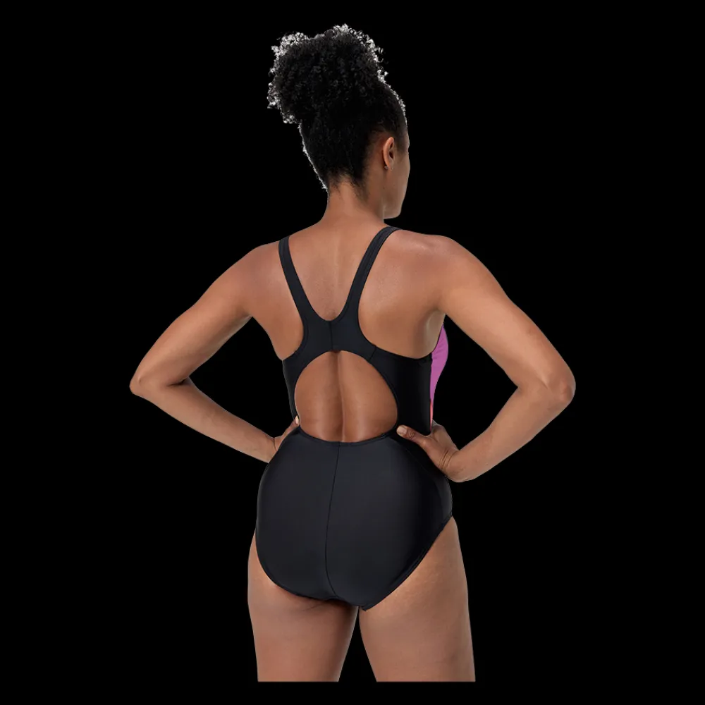 New W Colorblock Suit - Damen Badeanzug Badeanzüge | Badebekleidung