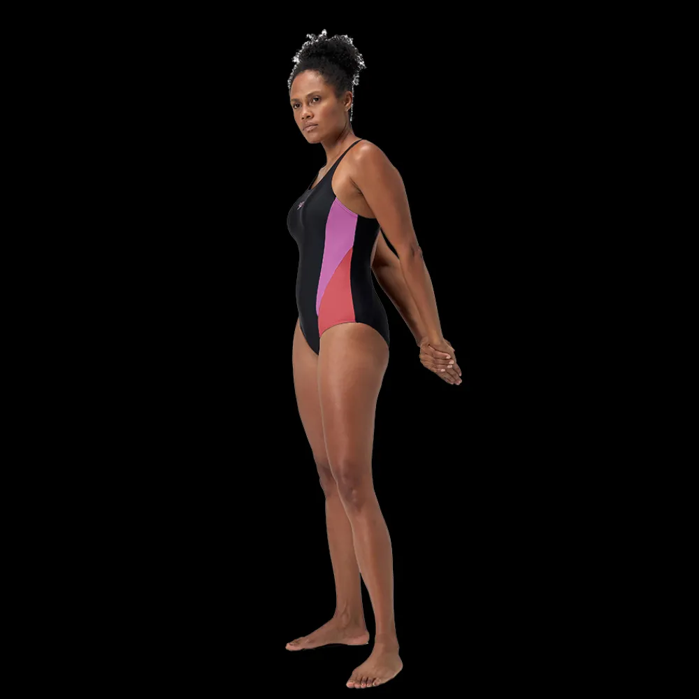 New W Colorblock Suit - Damen Badeanzug Badeanzüge | Badebekleidung