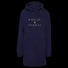 Discount W Hood Dress - Dame Sweat Kjole Damen Kleider Und Röcke | Langarmshirts Und Sweatshirts