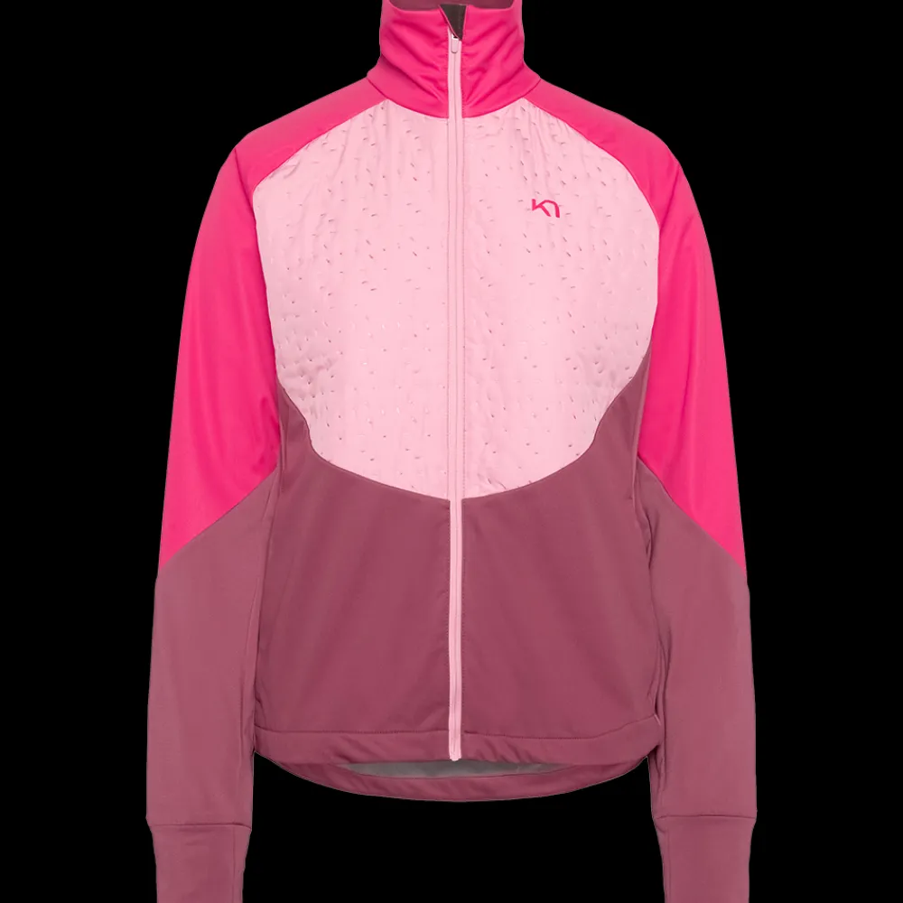 Outlet W Louise Hybrid Jacket - Damen Laufjacke Outdoor-midlayer | Trainings-langarmshirts