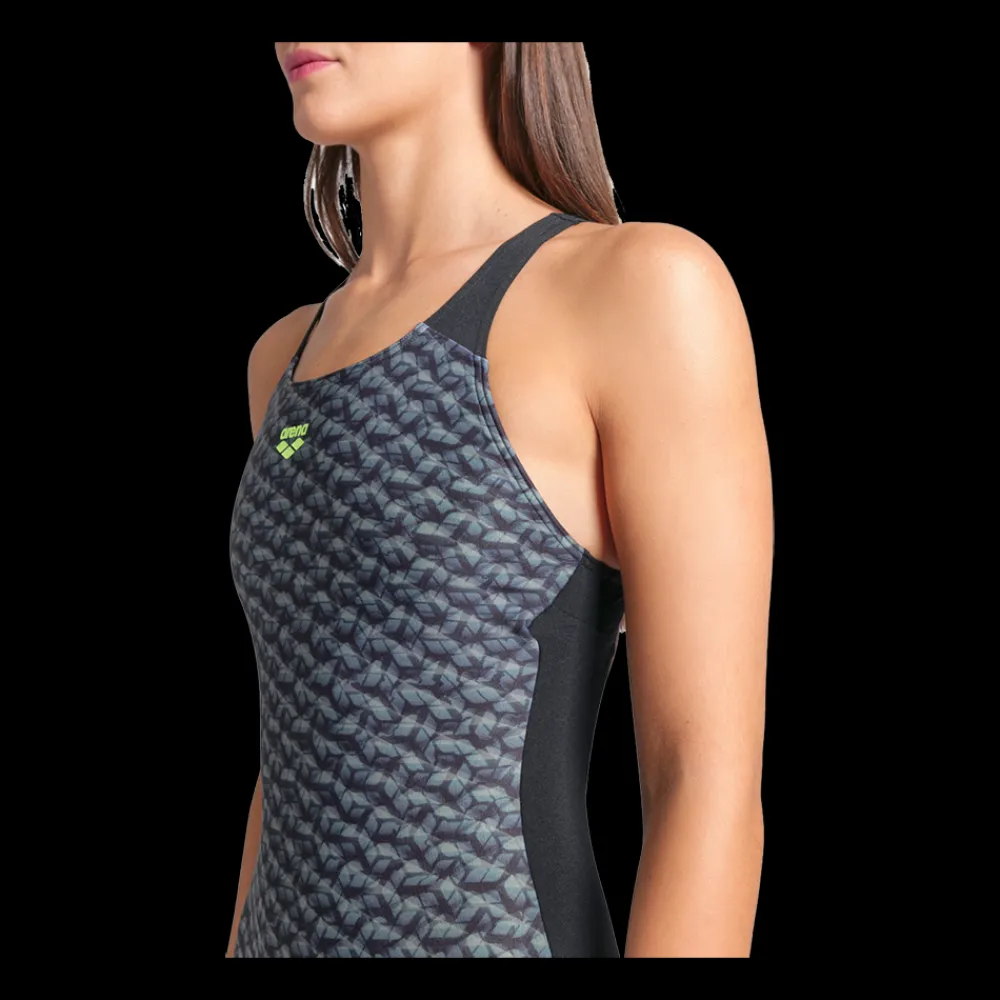 Fashion W Monogram Challenge Suit - Damen Badeanzug Badeanzüge | Badebekleidung