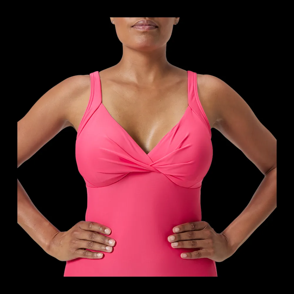 Outlet W Shape Cross Knot Suit - Damen Badeanzug Badeanzüge | Badebekleidung