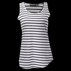 Fashion W Striped Singlet - Damen Top Damen T-shirts