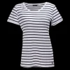 Online W Striped Tee - Damen T-Shirt Damen T-shirts