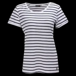 Online W Striped Tee - Damen T-Shirt Damen T-shirts