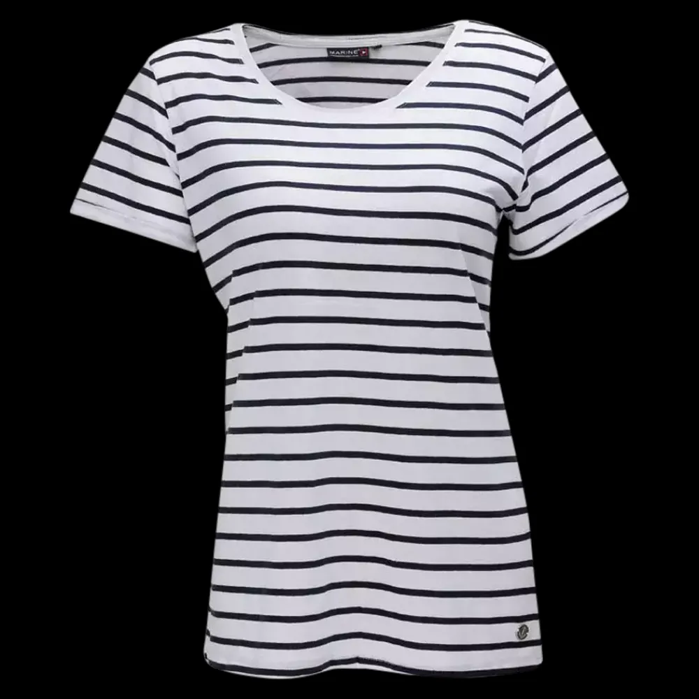 Online W Striped Tee - Damen T-Shirt Damen T-shirts